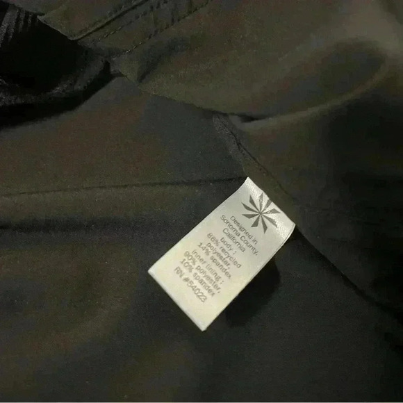 Athleta Black Striped Waistband Skort Skirt 6 - Picture 5 of 5